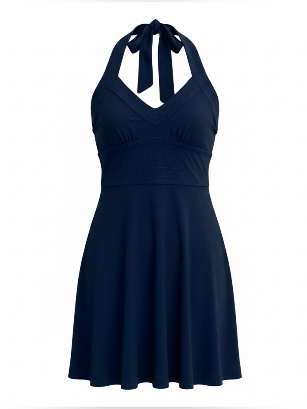 Banana Republic Black Halter Dress Sz 0 Mini Cocktail Evening LBD V-NeckOption
